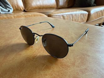 Rayban Round Metal Polarized