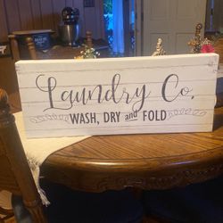 Laundry Sign 