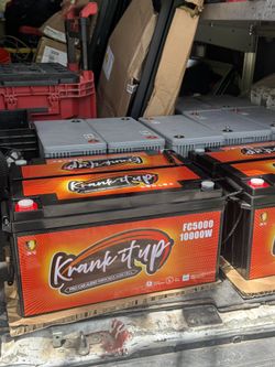 🚗🔊 BATERÍA AGM KRANK IT UP FC5000 – ALTA POTENCIA 🔋    🔥 Ideal para sistemas de audio, inversores, RV, camper, van conversion, respaldo de energía