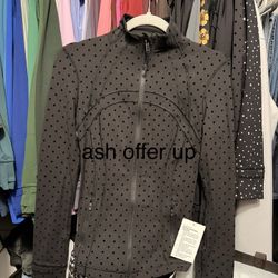 lululemon define jacket polka flocked size 4