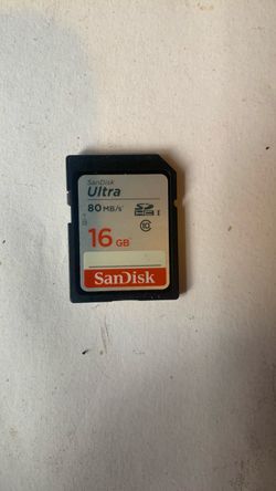 SanDisk SD Card 16gb for DSLR