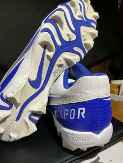Nike Vapor Edge FastFlex Cleats "White/Royal" - Size 15m