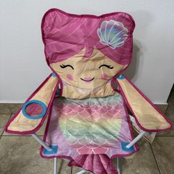 🌸 New Kids Folding Chair with Doll Design + Carry Bag