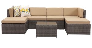 New And Used Outdoor Furniture For In Los Angeles Ca Offerup Los Angeles Ca 7 Piece Outdoor Patio Furniture Set Modular Sectional Sofa Grey Wicker For