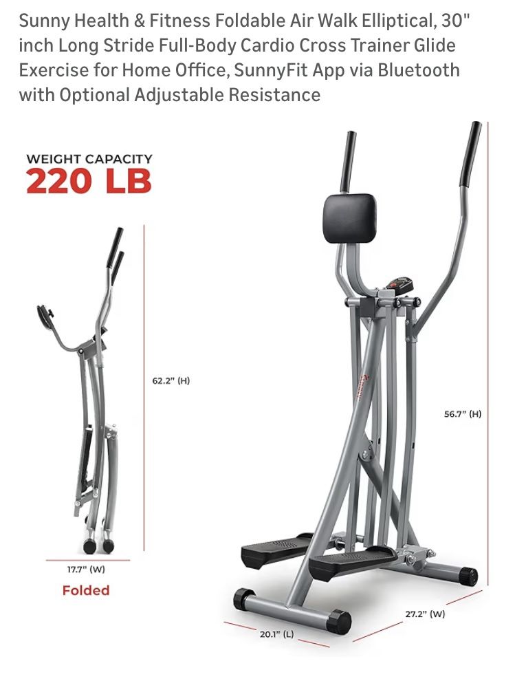 Small Air Walk Elliptical 