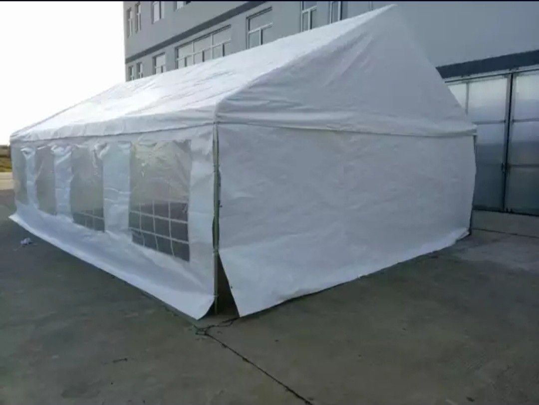NEW PARTY TENT!!! ONLY SALE!!! 20x30FT White Heavy Duty Party Tent, 180g PE fabric
