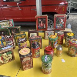 1980s/90s NOS Christmas Tins