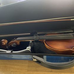 Blue 4/4 Hard Shell Violin Case 