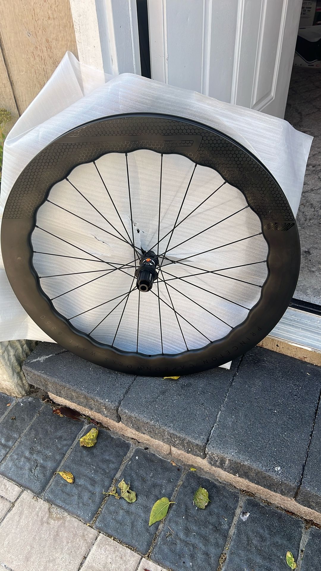 Carbon Fiber black road bike  rims  set 