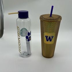 Starbucks UW Tumblers Cold Cup New 
