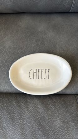 New Rae Dunn Ceramic CHEESE Tray Plate