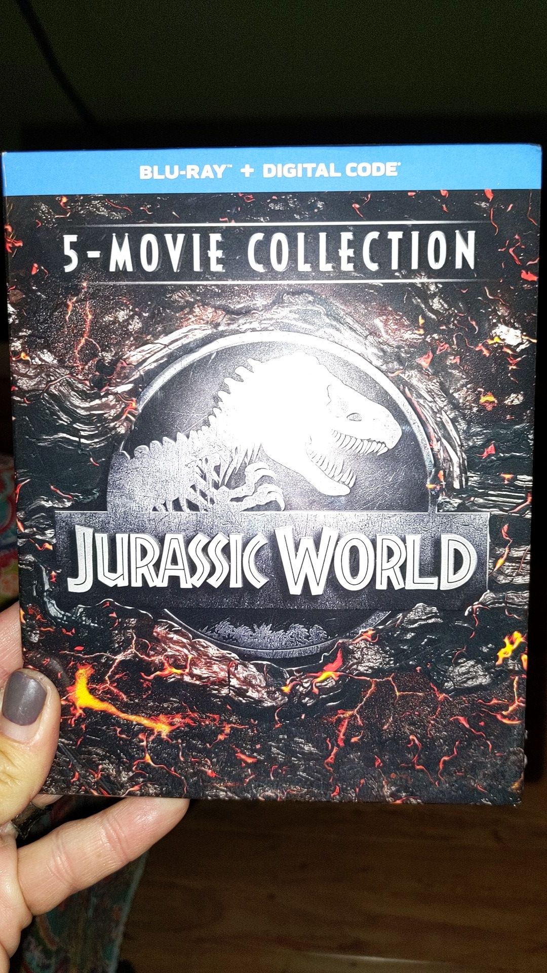 JURASSIC WORLD 5 FILM COLLECTION BLURAY WITH DIGITAL UNOPENED