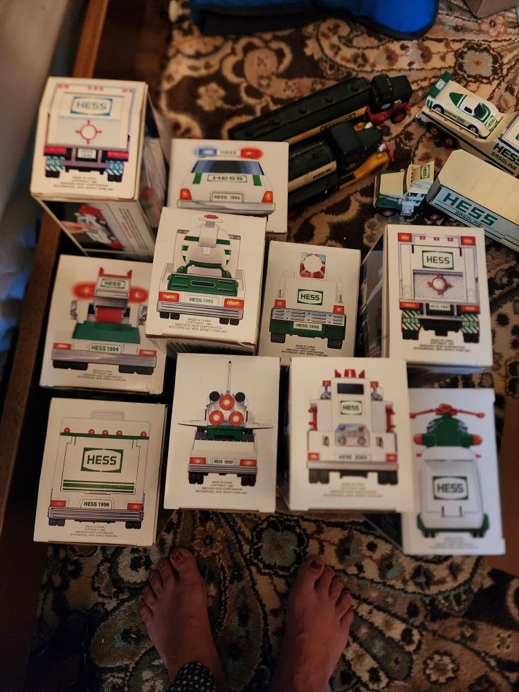 Unused Hess Trucks 1(contact info removed)