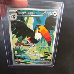 2026 Pokemon MEG Pitch Black Toucannon 94 /84 Illustration Rare Full Art Rare