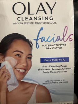 Olay woman daily facial purifying