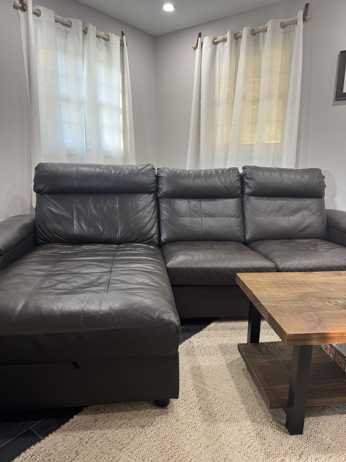 Black Couch With Storage