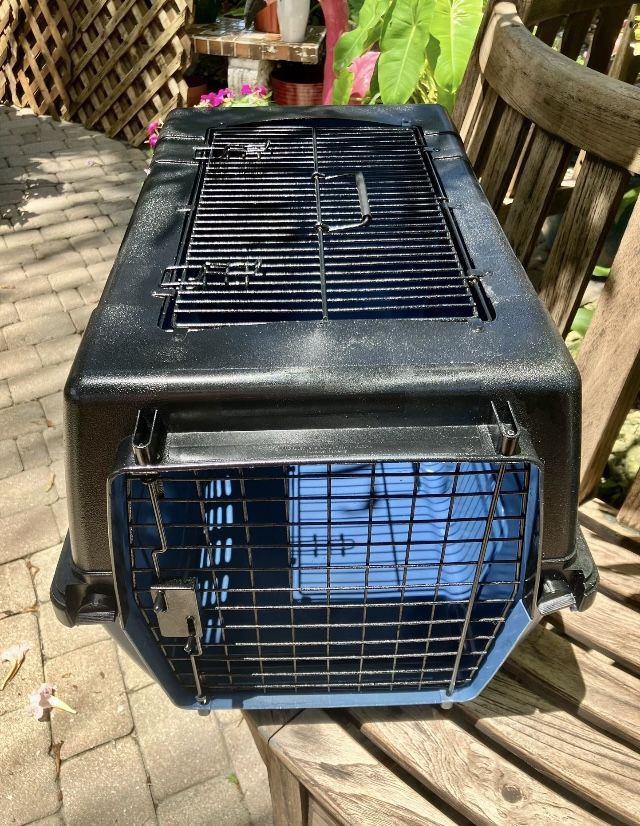 Pet Carrier with 2 Doors: 23.75”L x 15”W x 15”H