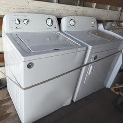 Amana Washer And Electric Dryer Like New 