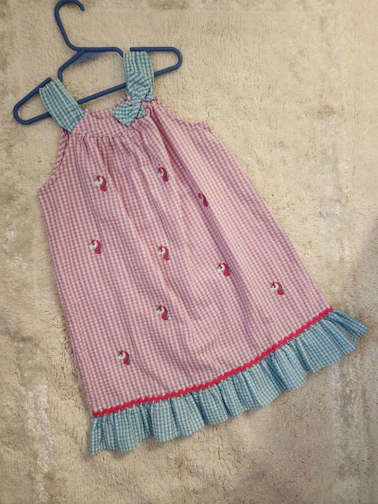 Nice Unicorn Summer Dress, 5Y, $15