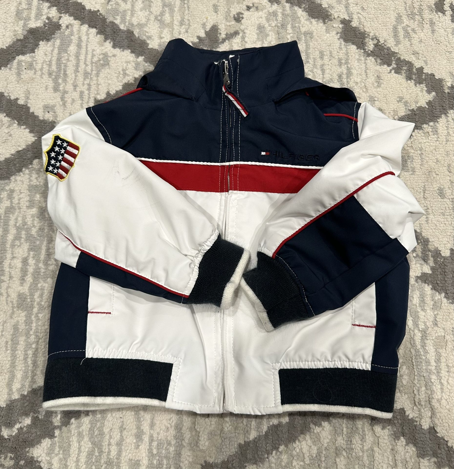 Tommy Hilfiger kids rain jacket windbreaker size XXS (2-3)