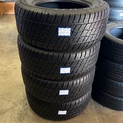 4-used Tires 285/60/R18 Cooper For 250.00 Installed. Free Mount And High Speed Balance Included.