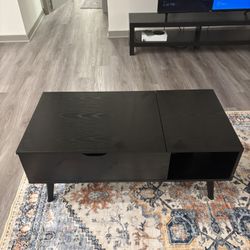 Coffee Table With Retractable Table