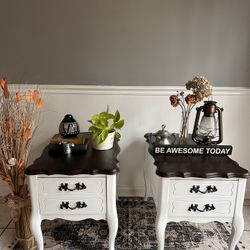 FRENCH PROVINCIAL NIGHTSTAND SET