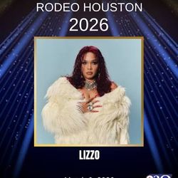 Lizzo rodeo tickets qty 4
