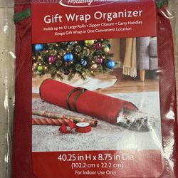 Christmas Gift Wrap Organizer **BRAND NEW**