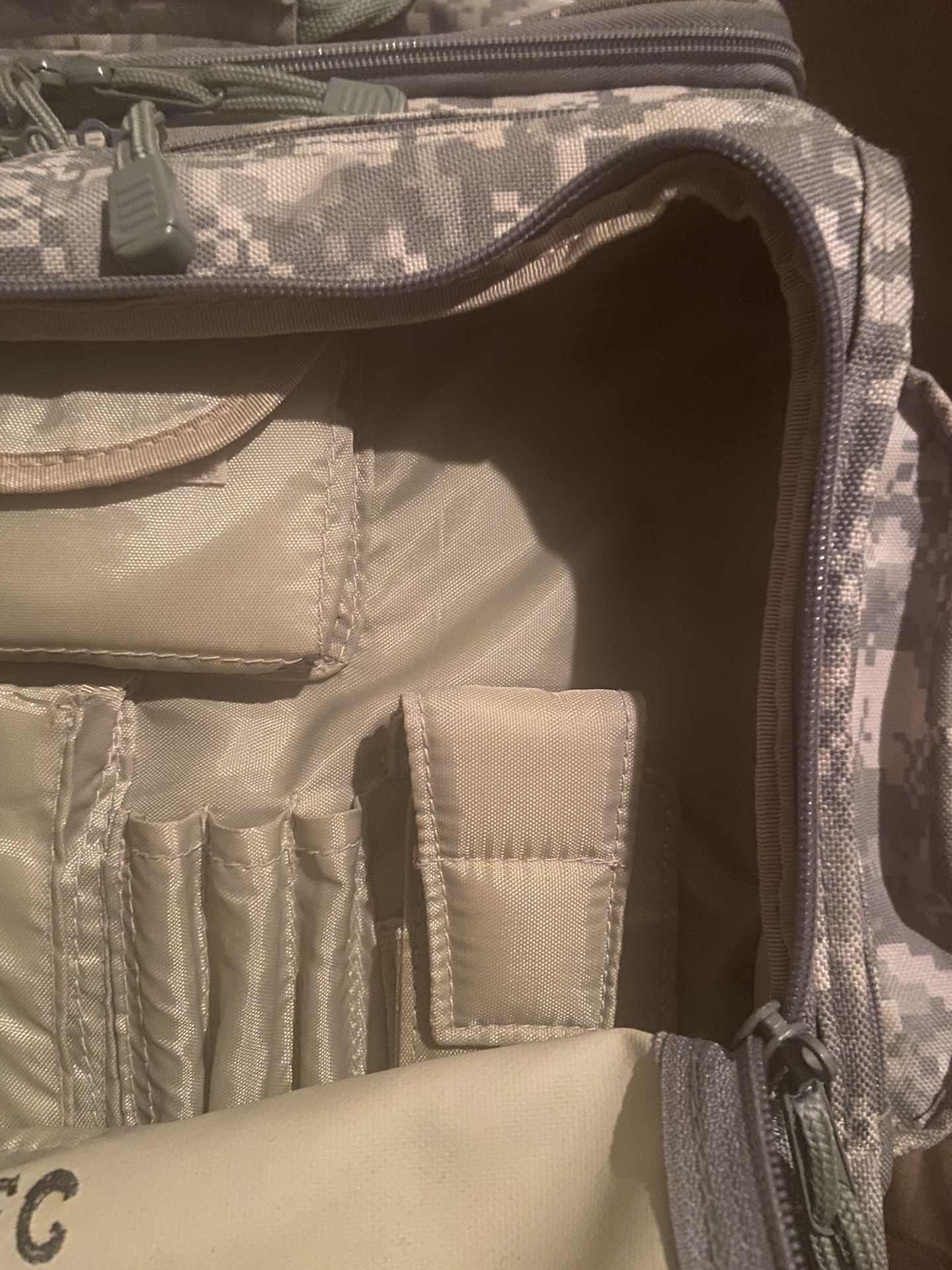 Authentic ACU Laptop/Backpack With Carrier Strap and Notepad