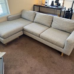 West elm couch 