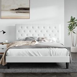 New in the box full size platform bedroom frame