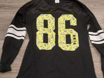 New VICTORIAS SECRET PINK SIZE XS LONG SLEEVE SHIRT JERSEY