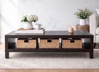 Modern Black TV Stand / Media Console