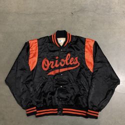 Collectible MLB Baltimore Orioles Satin Jacket men’s xl. Just in time for those chilly days & nights at the ballpark.  All proceeds go towards my canc