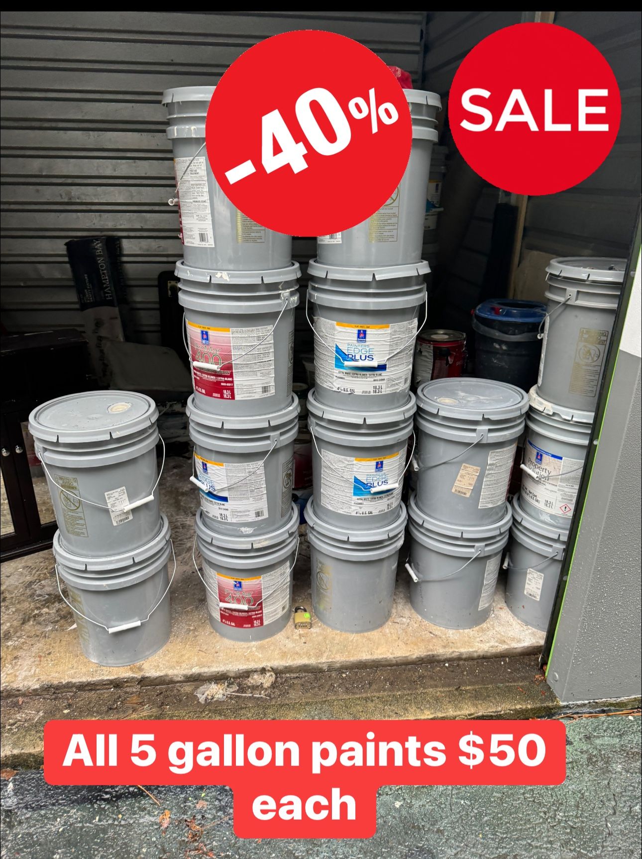 5 Gallon Paint $20