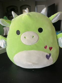 12” Green Dragon Squishmallow