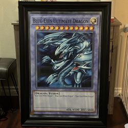 Blue-Eyes Ultimate Poster "24inX36in" - $170 (only 285 were made, frame not included)