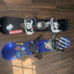Snowboards-sizes 154, 159