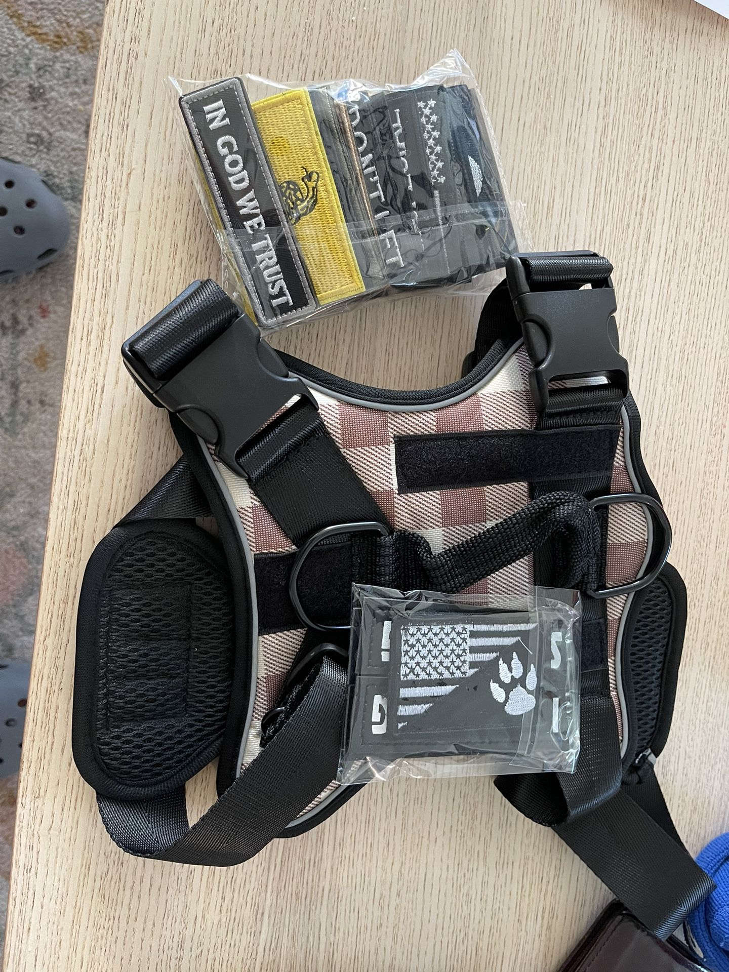 New Dog Harness And Patches