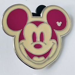 Disney Limited Edition Mickey Mouse Face Hidden Mickey Trading Pin