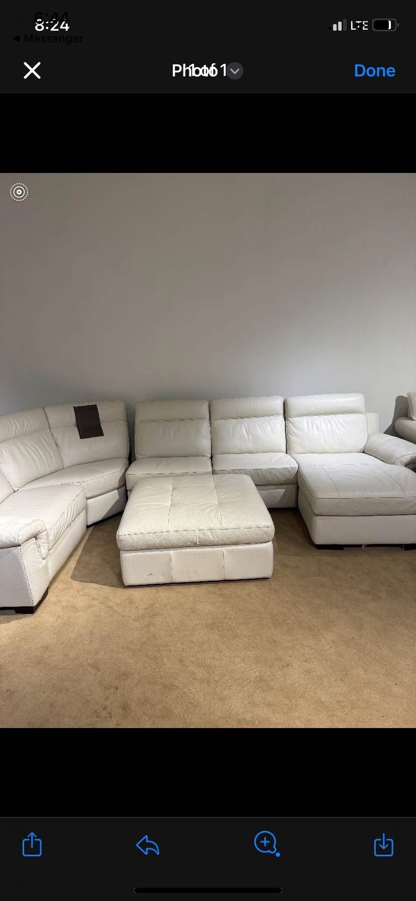 Brand New Leather Couch
