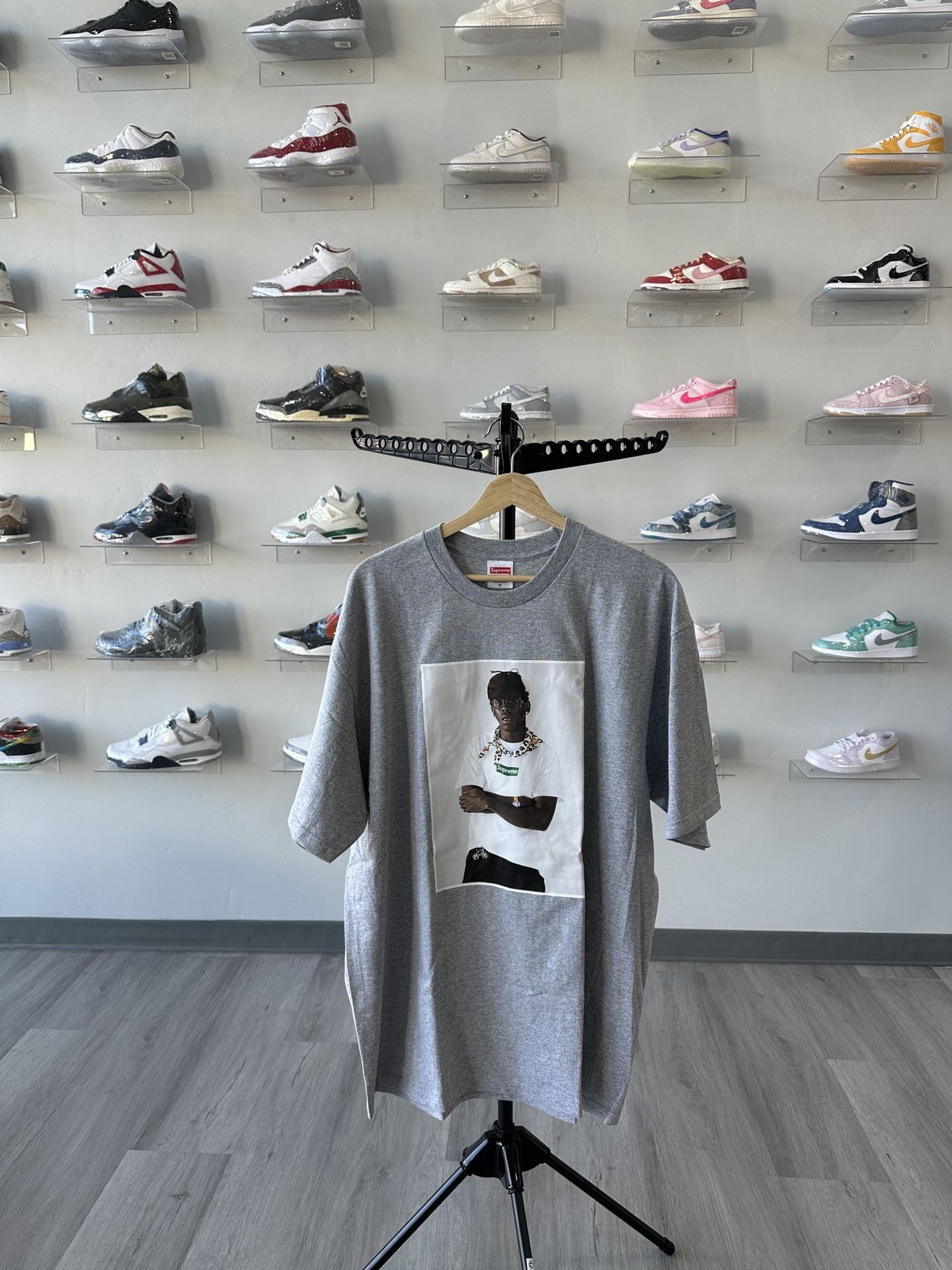 Brand New Supreme Tyler The Creator Tee Heather Grey Size XL