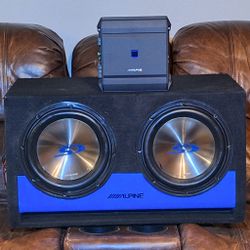 10* Alpine 1200 watt 600 rms each speaker