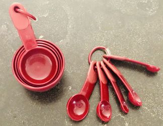 Set of Measuring Cups and Spoons