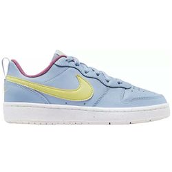 Nike Court Borough Low 2 Bliss Blue Pink Youth Kids Running Shoes 