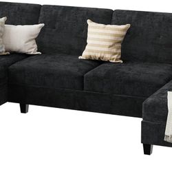 Black Couch Set. 