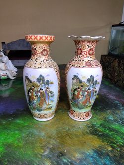Oriental Pair vase