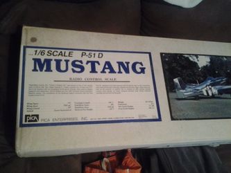 RC plane 1/6 scale P51-D Mustang