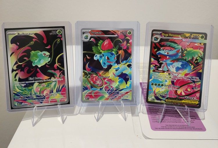 Pokemon Set Bulbasaur Venusaur Mega Evolution 
